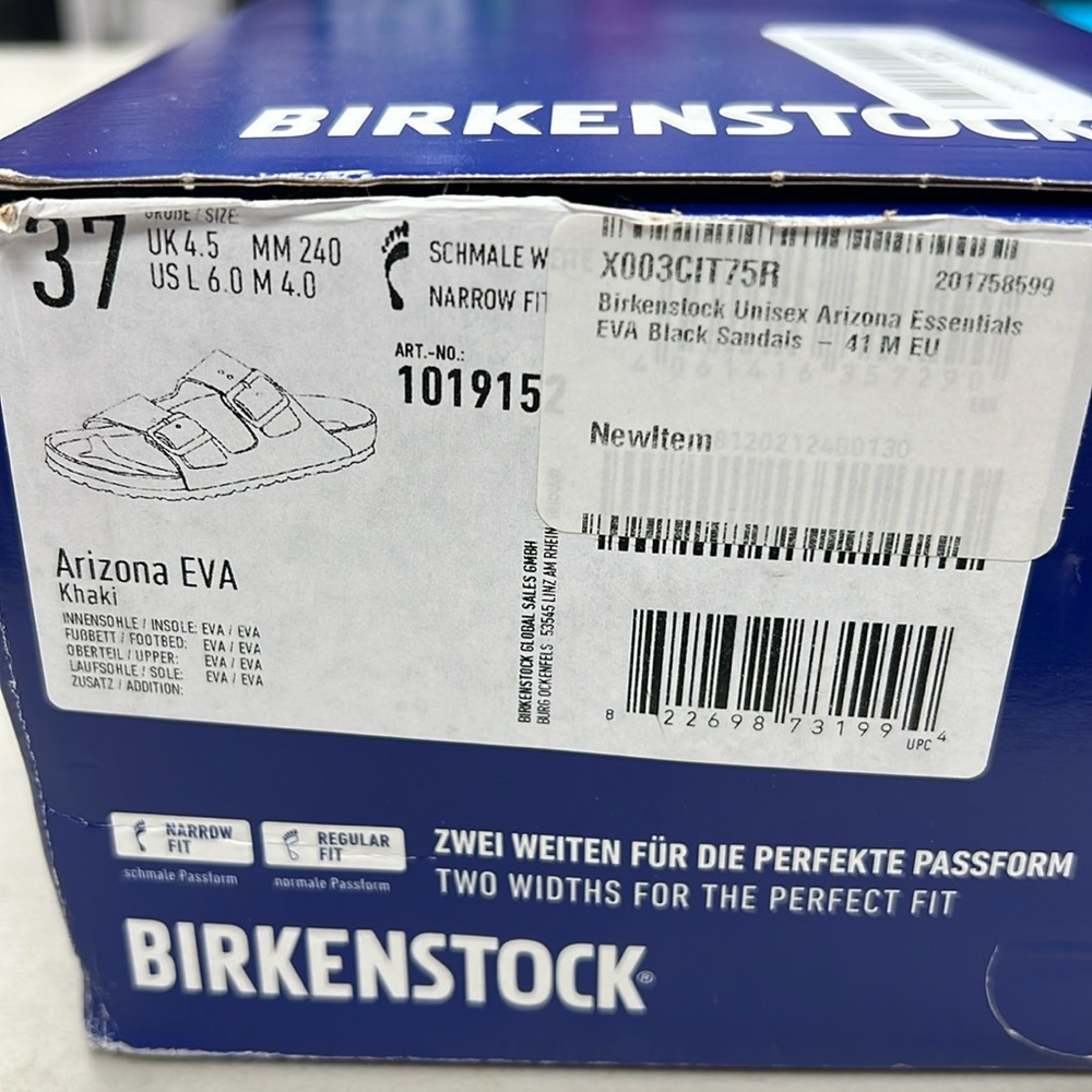Birkenstock Arizona Khaki Slide